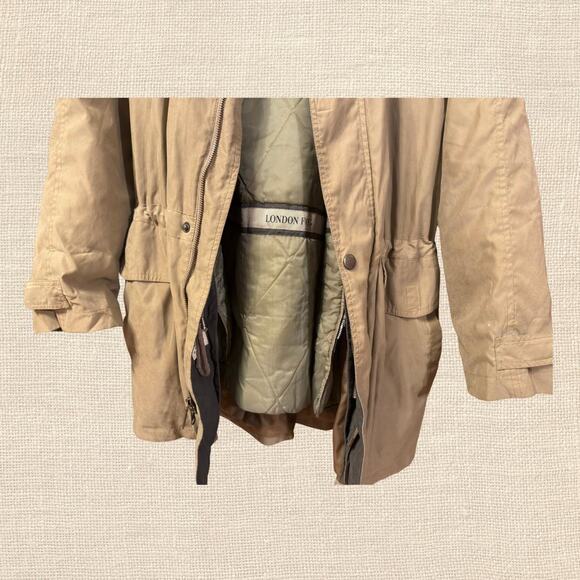 Tan/Brown London Fog Coat - Picture 3 of 8